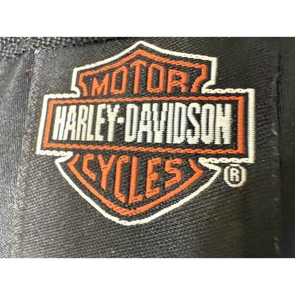 Harley Davidson Vintage Intersport Fashions Backpack Metal Logo Nylon Cloth - Picture 10 of 16